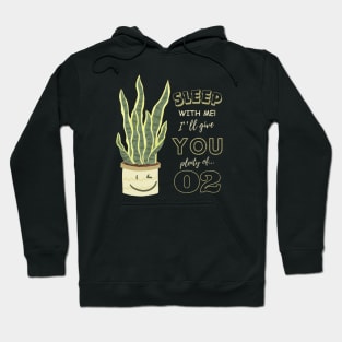 Funny Sansevieria, Sansevieria Trifasciata, Snake Plant Hoodie